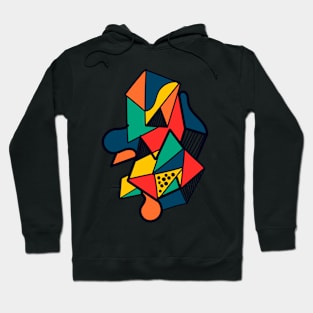 Abstract art Modern geometric art Hoodie